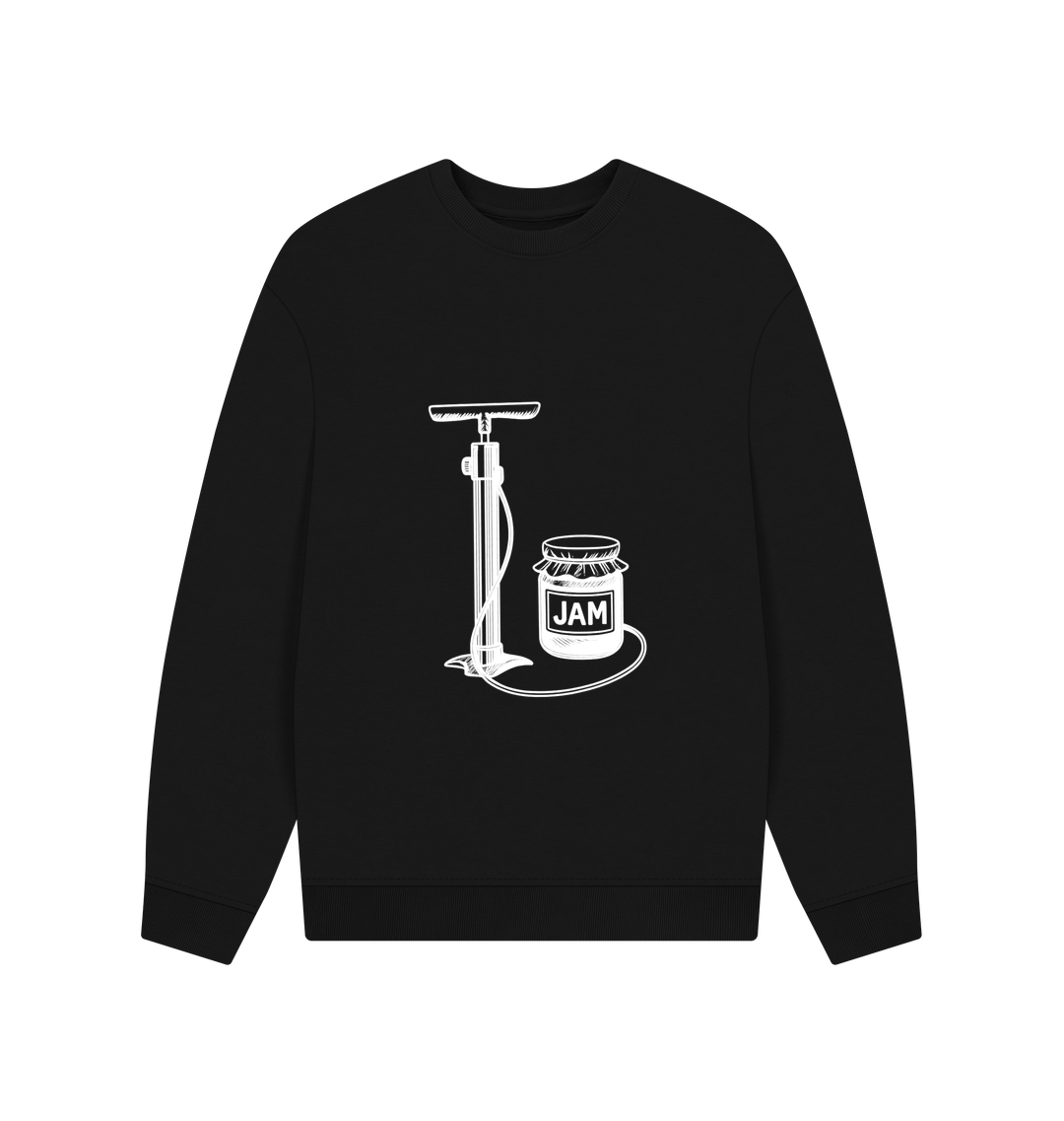 Black Printed Sweater