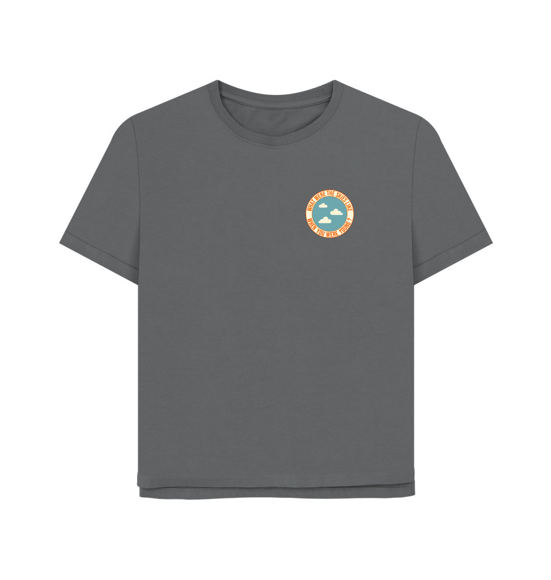 Slate Grey Printed T-shirt