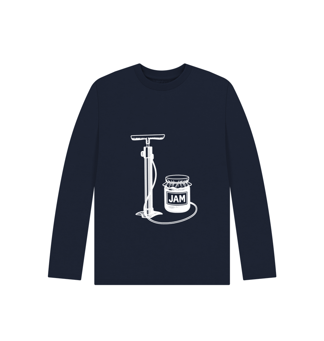 Navy Blue Printed Kids T-Shirt