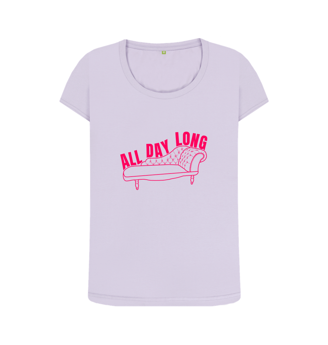 Violet Printed T-shirt
