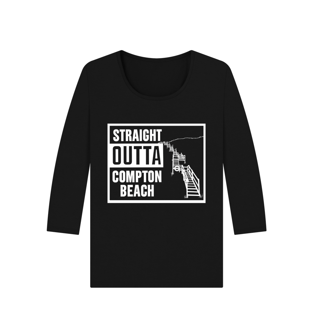 Black Printed Long Sleeve T Shirt