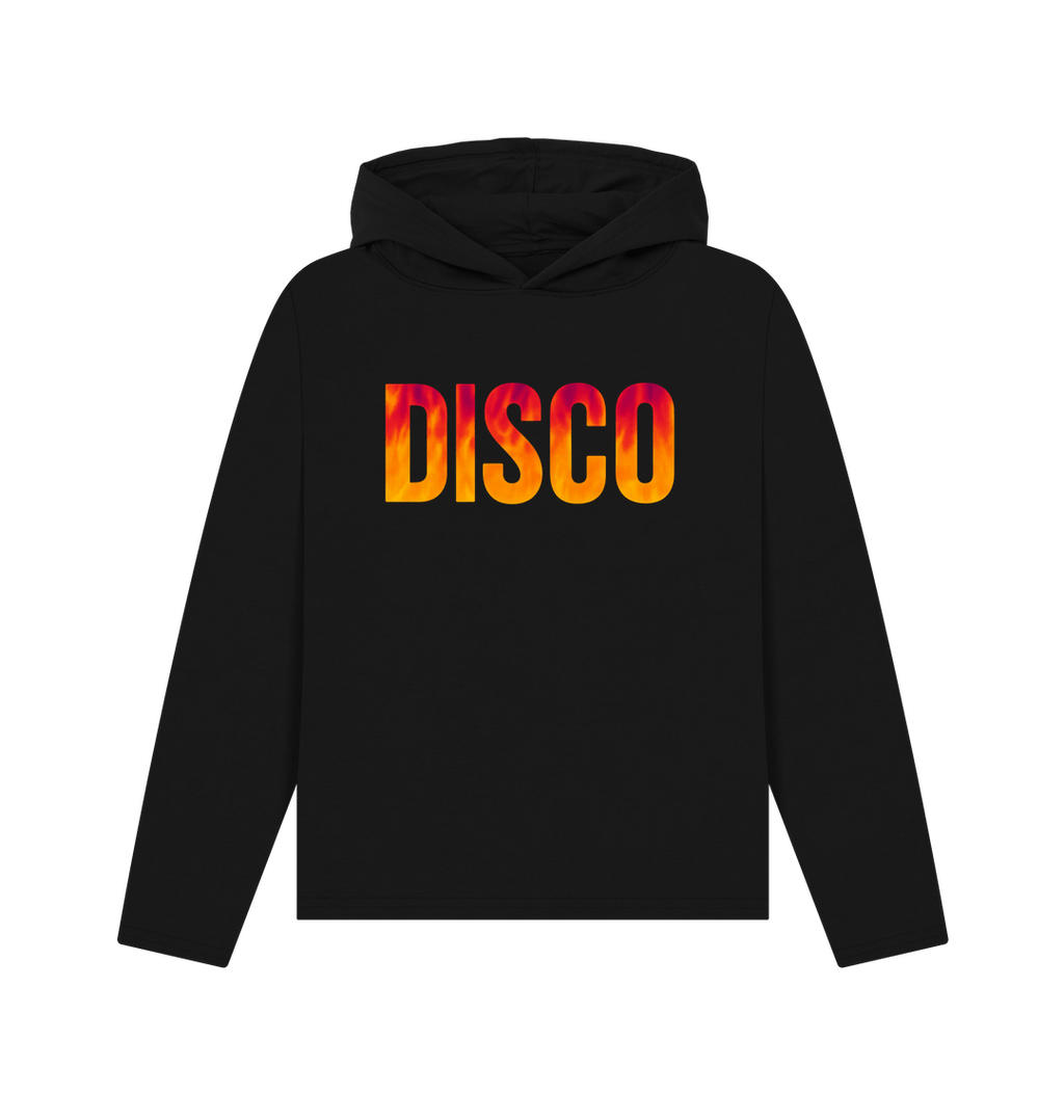 Black Printed Hoody