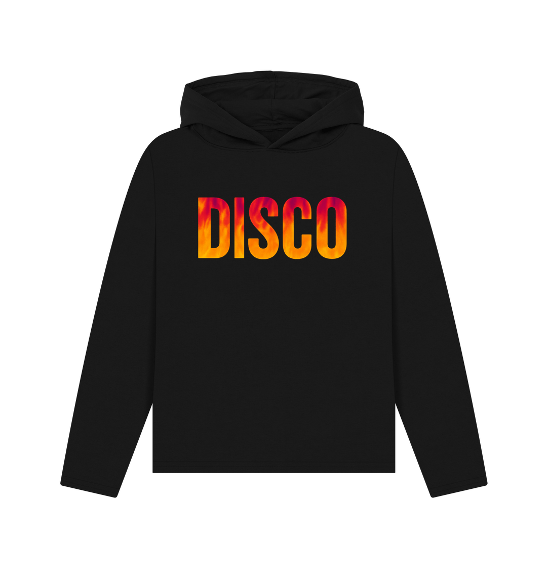 Black Printed Hoody