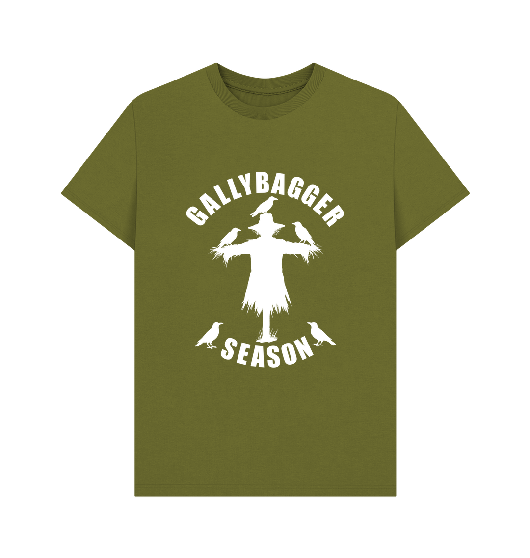 Moss Green Printed T-shirt Front