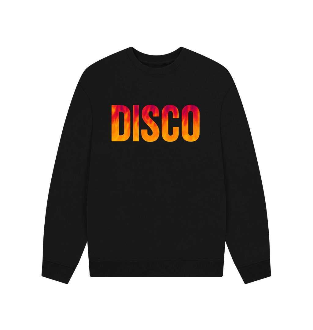 Black Printed Sweater