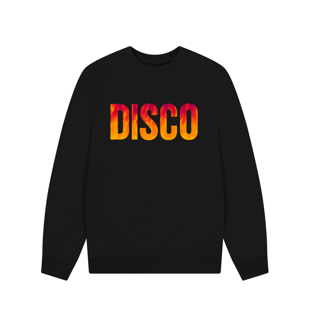 Black Printed Sweater