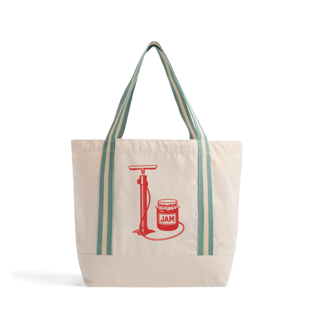 Natural/Sage Green Heat Transfer Bag