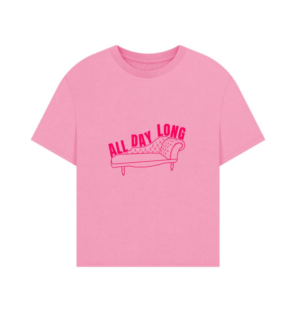 Rose Pink Printed T-shirt