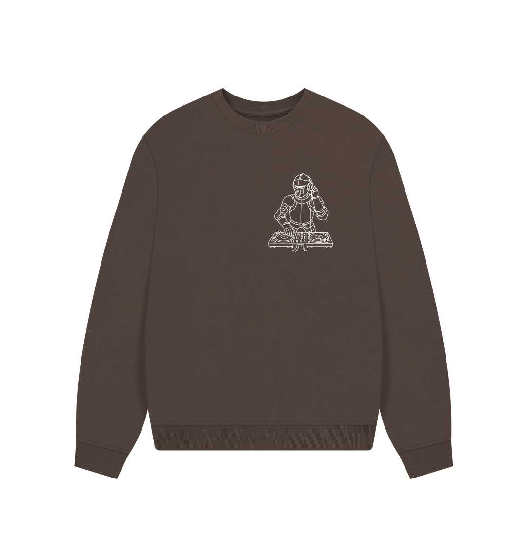 Chocolate Printed Sweater