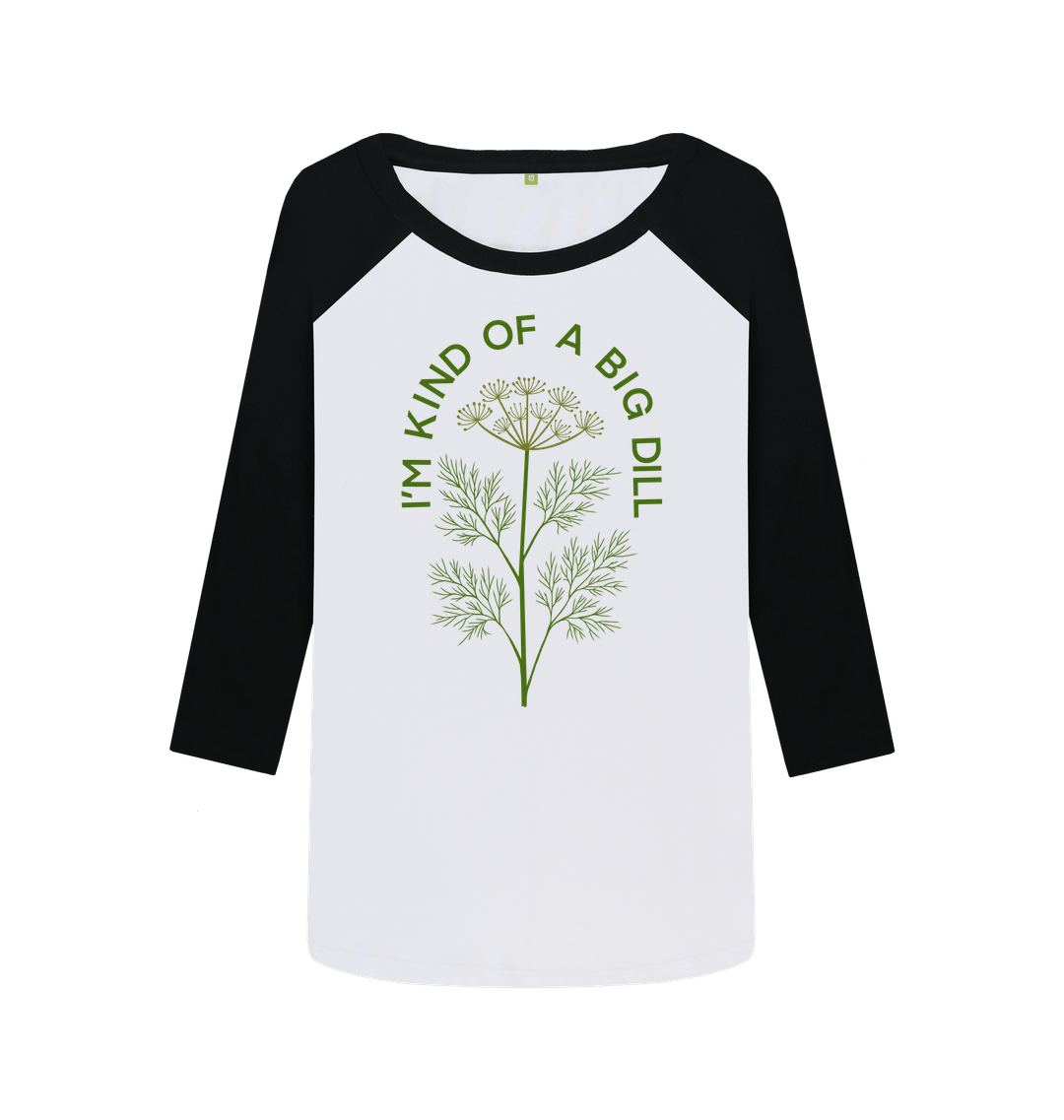 Black-White Printed Baseball T-shirt Front