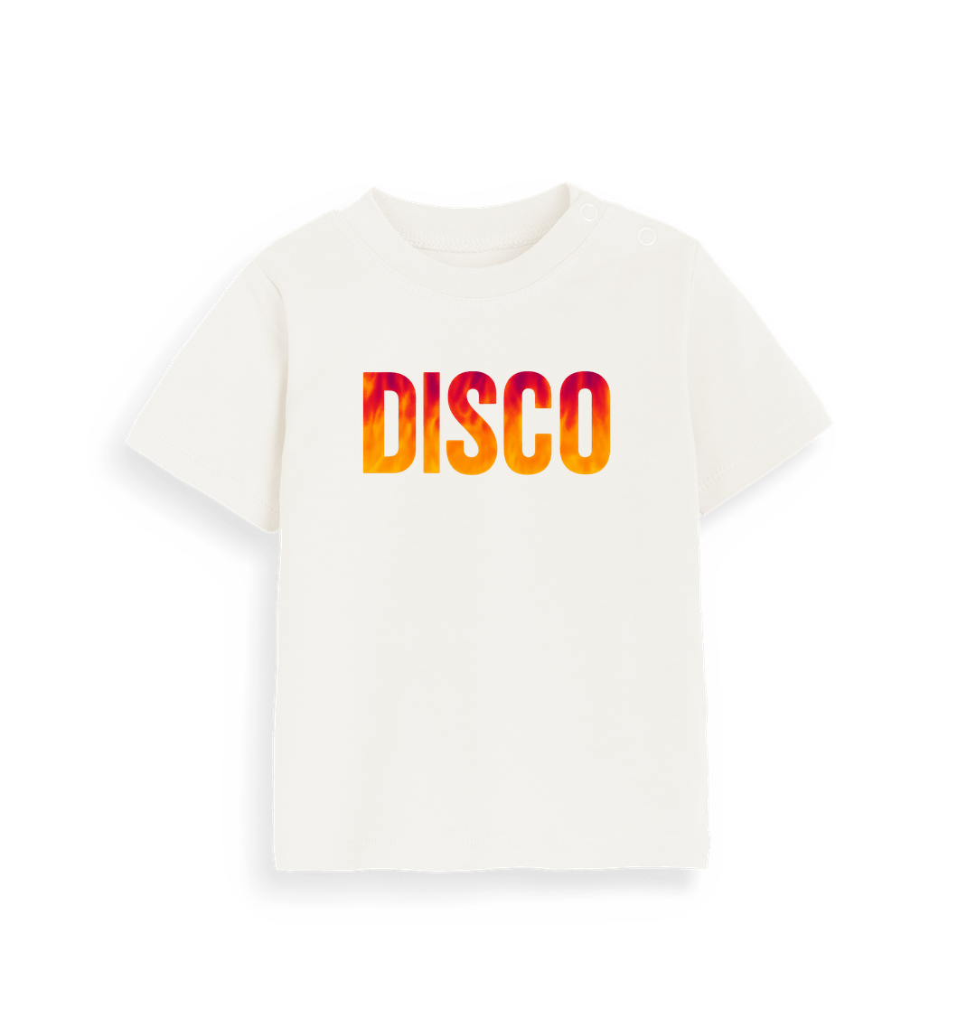 Organic Natural Printed Kids T-Shirt