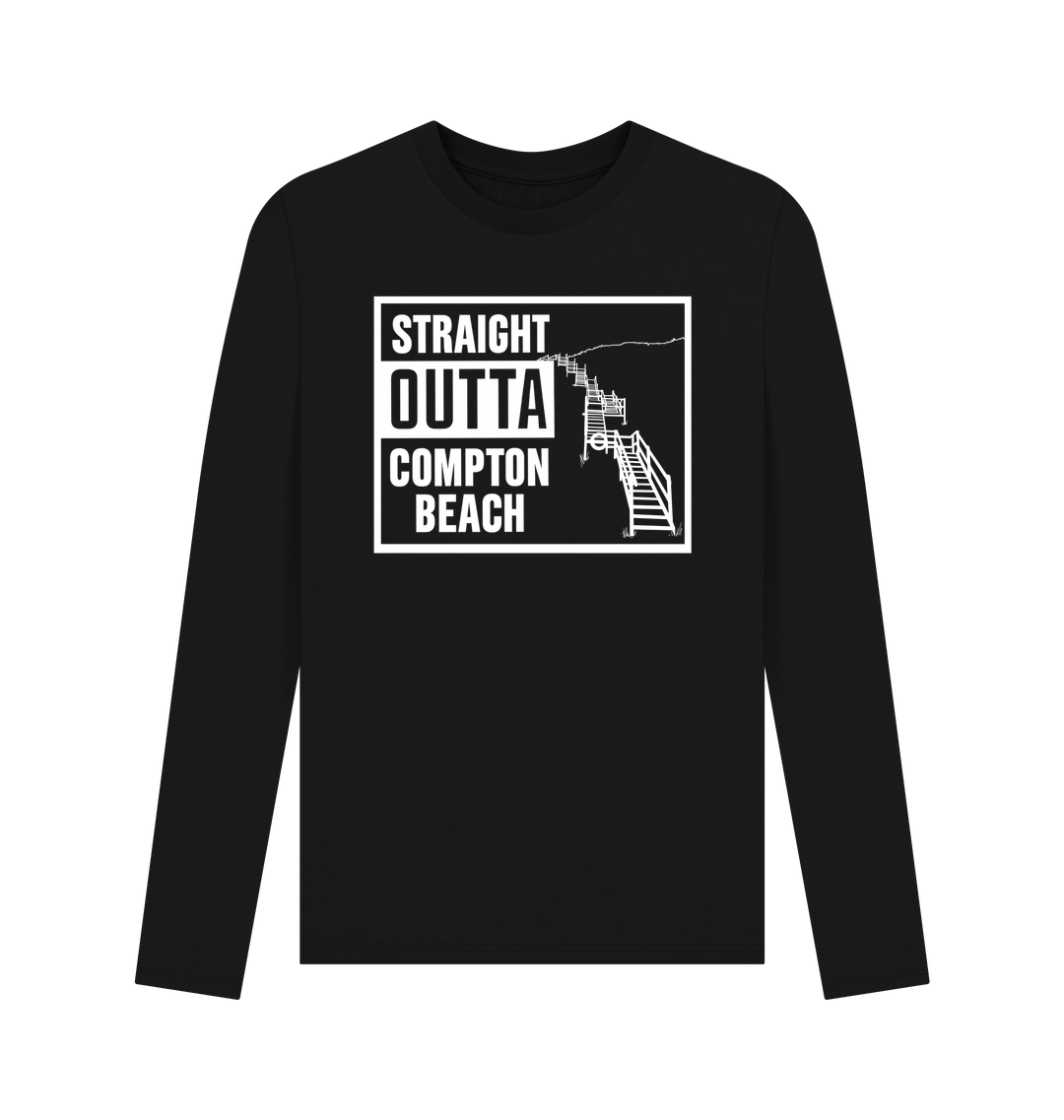 Black Printed Long Sleeve T Shirt