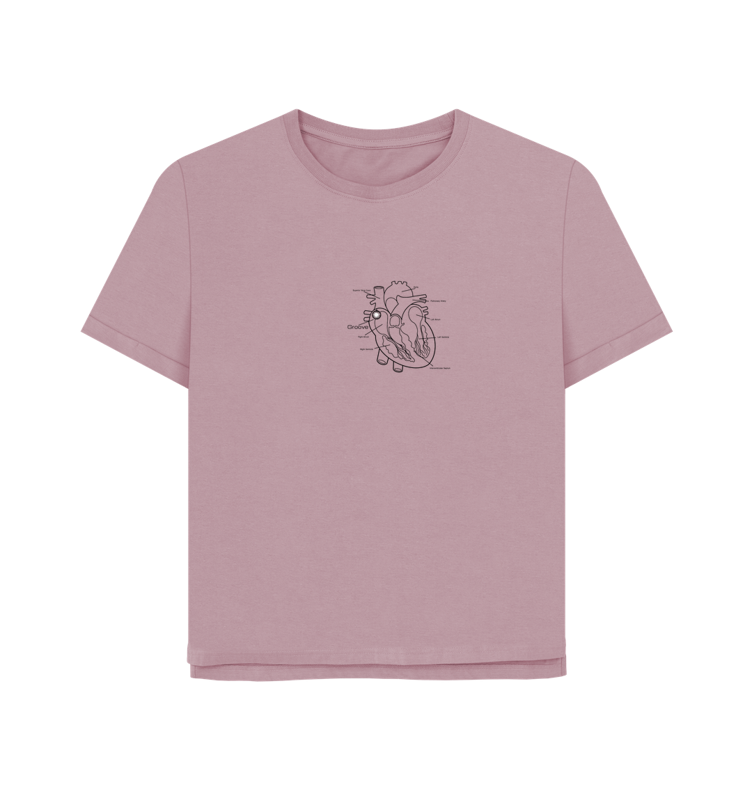 Mauve Printed T-shirt