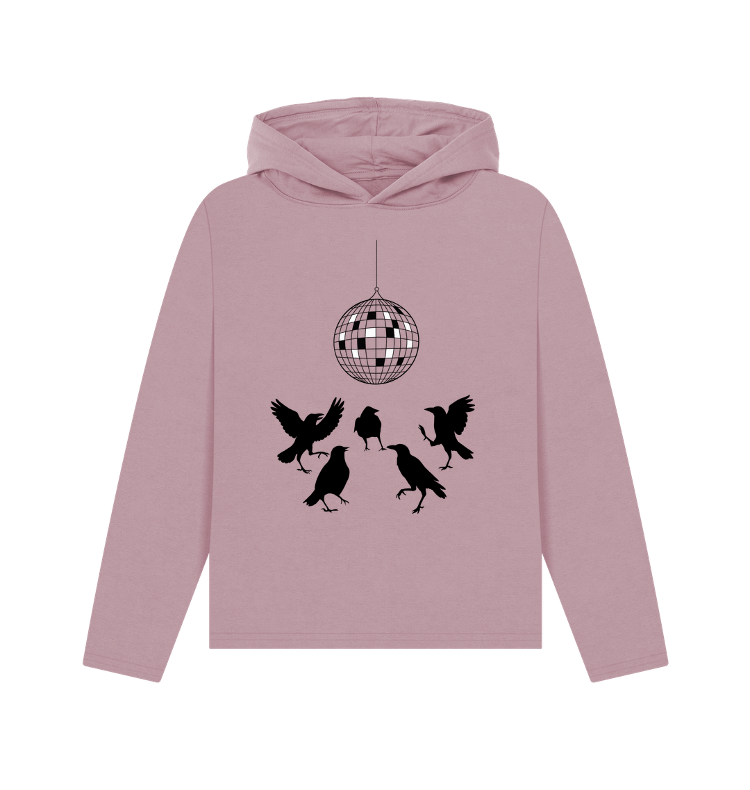 Mauve Printed Hoody