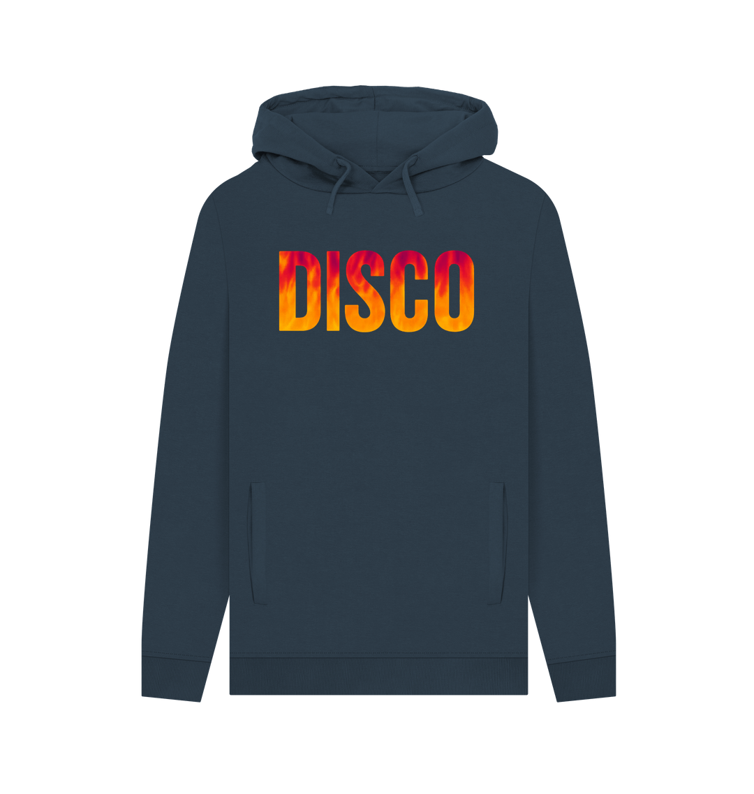 Navy Printed Hoody