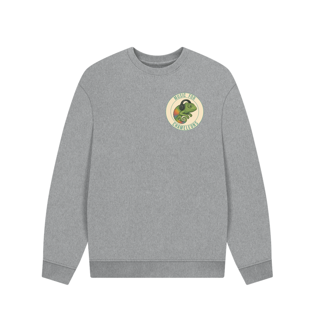 Athletic Grey Printed Sweater