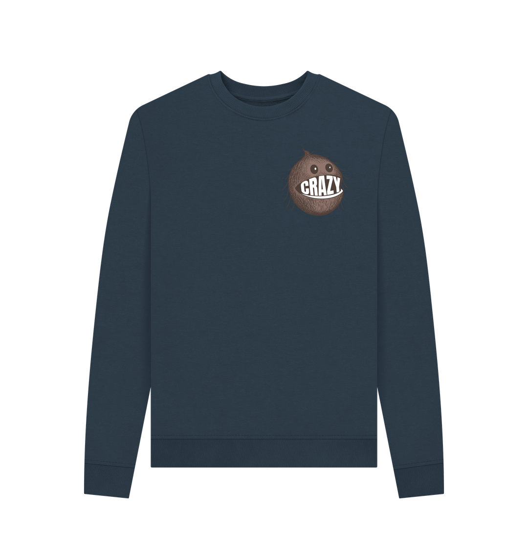 Navy Blue Printed Sweater