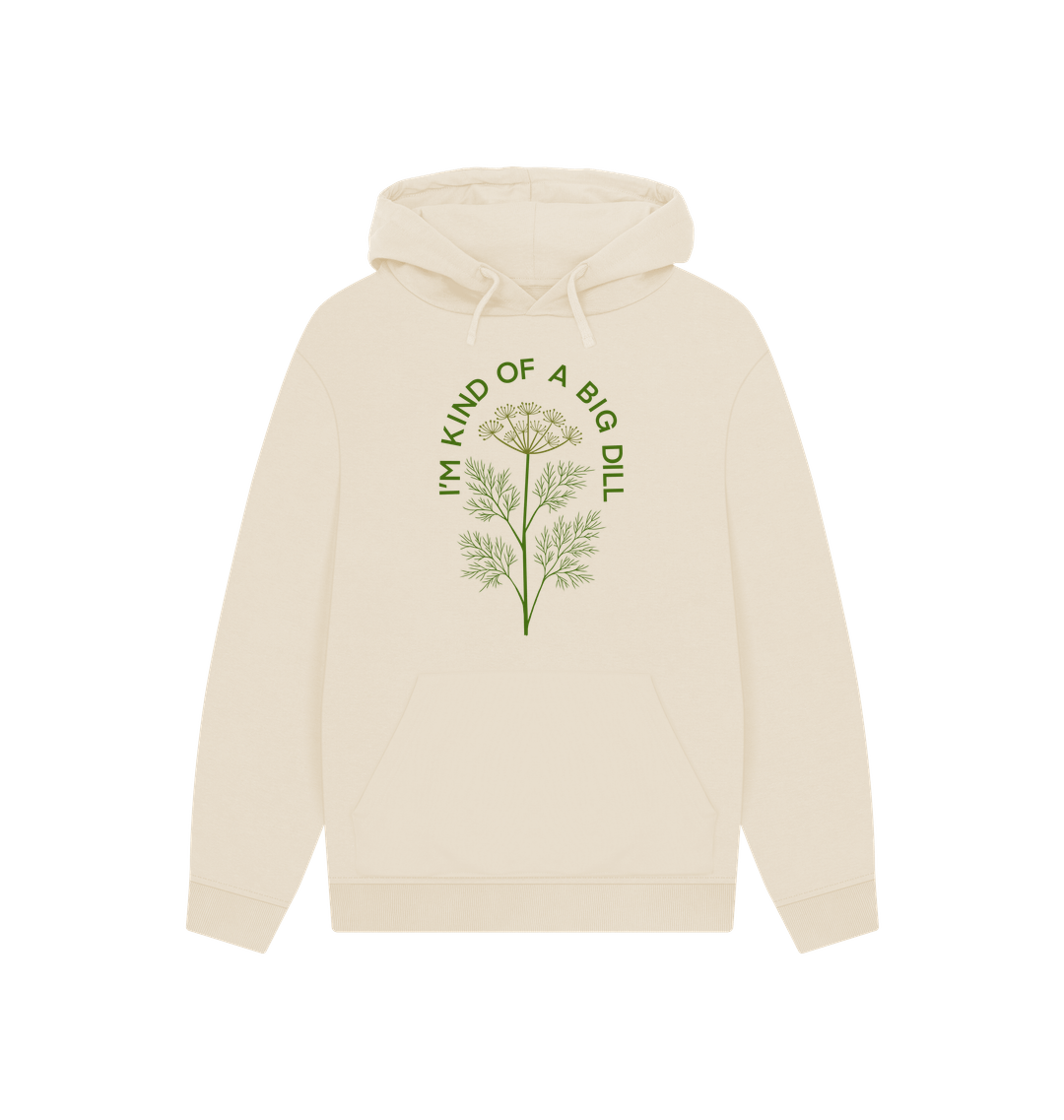 Oat Printed Hoody Front