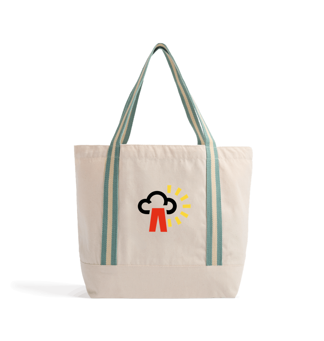 Natural/Sage Green Heat Transfer Bag