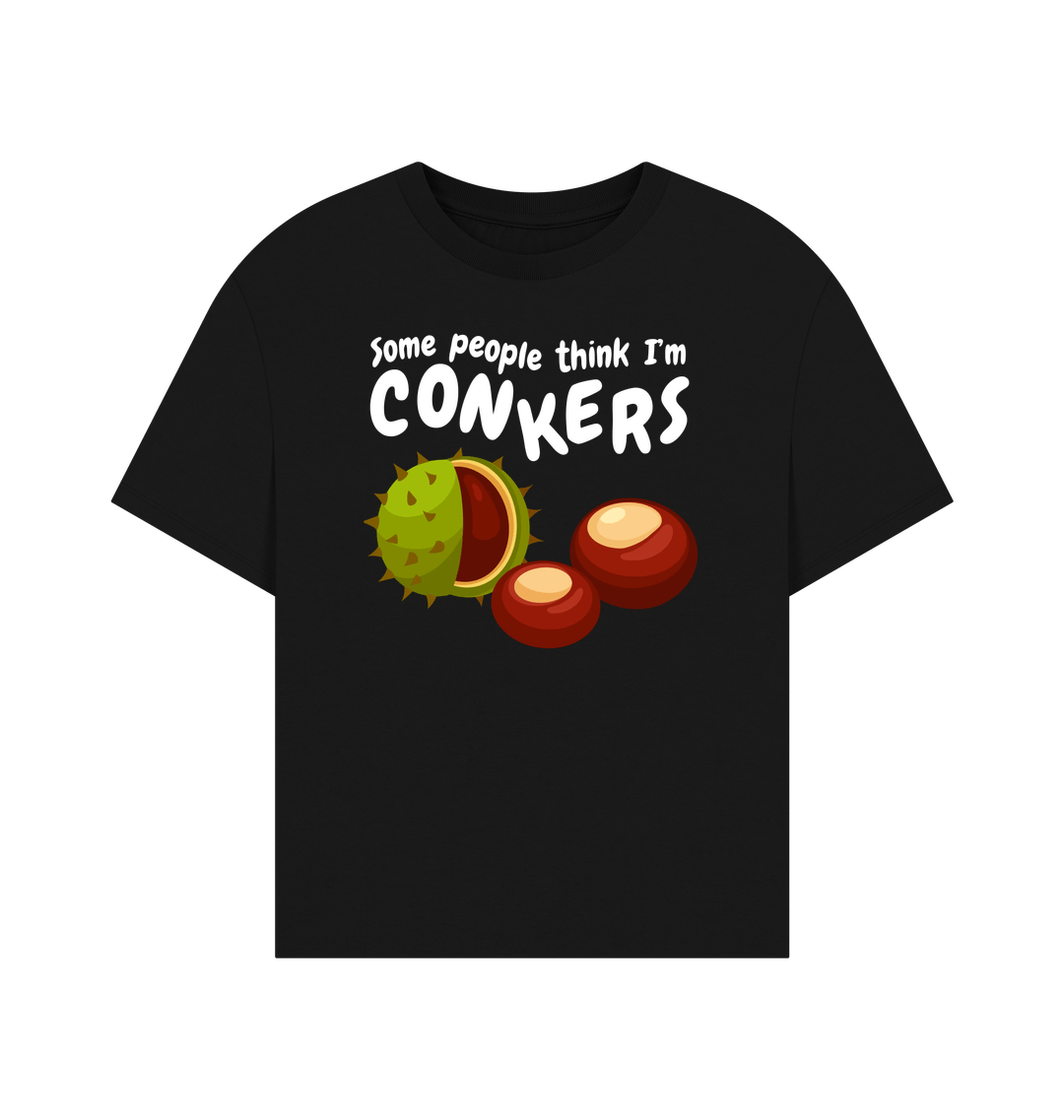 Black Printed T-shirt Front