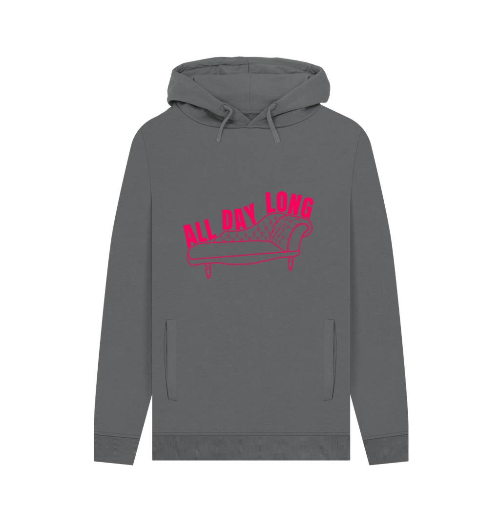 Slate Grey Printed Hoody