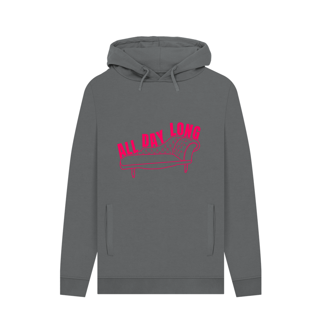 Slate Grey Printed Hoody