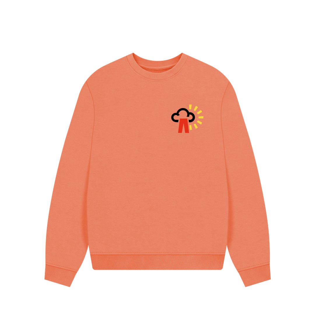 Apricot Printed Sweater