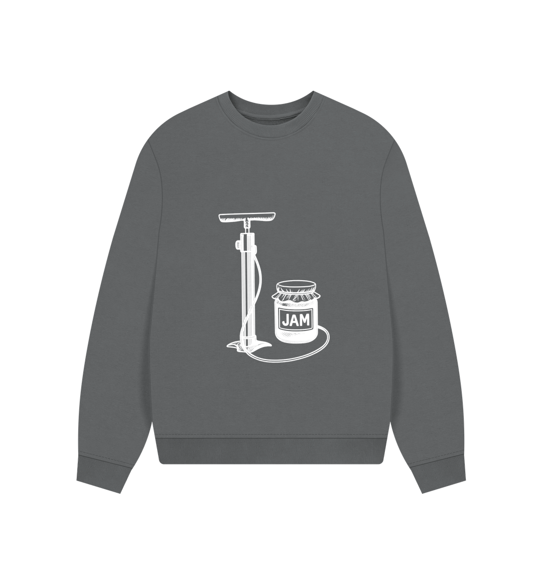 Slate Grey Printed Sweater