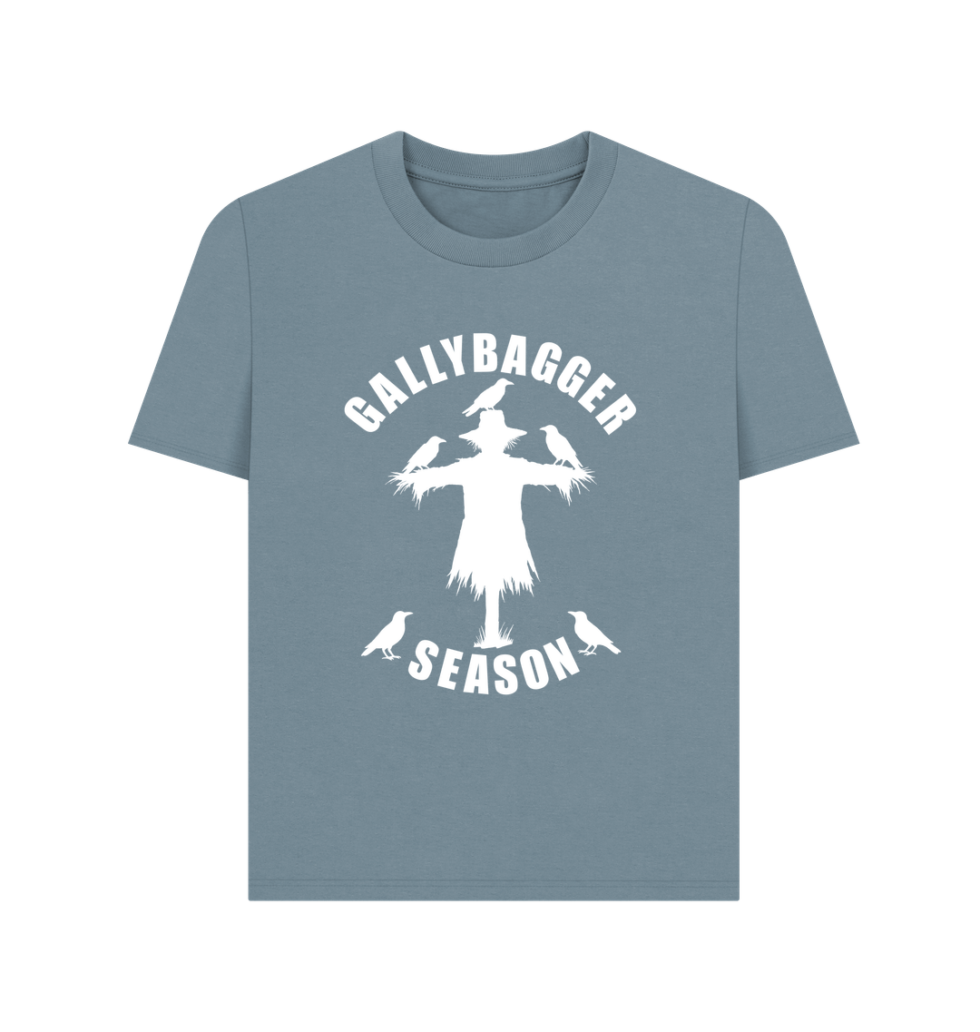 Stone Blue Printed T-shirt Front