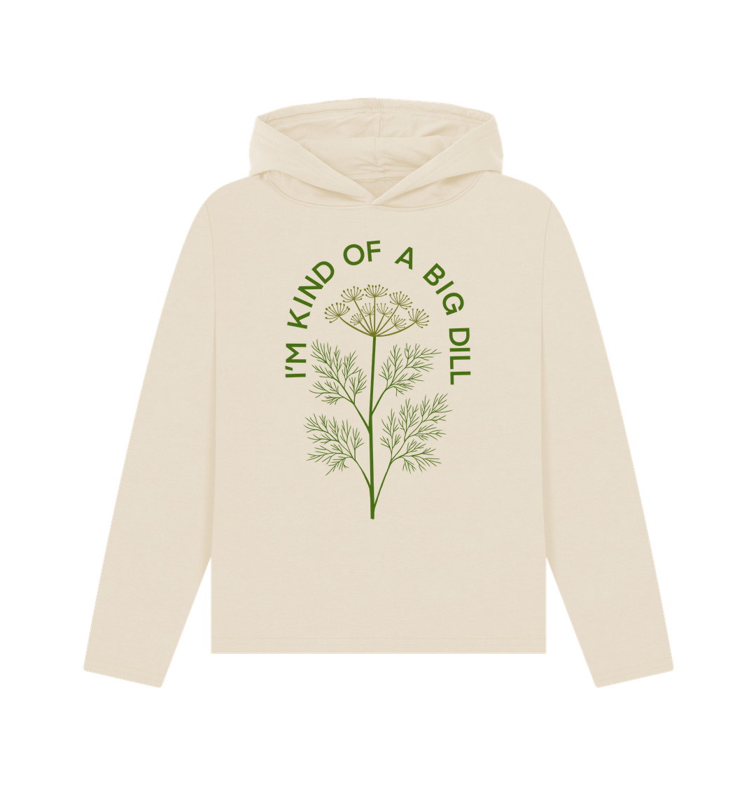 Oat Printed Hoody Front