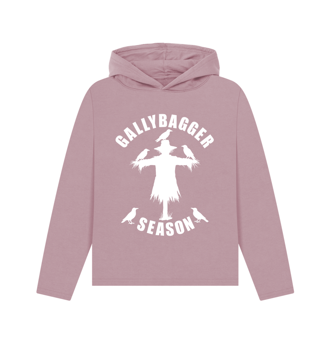 Mauve Printed Hoody Front